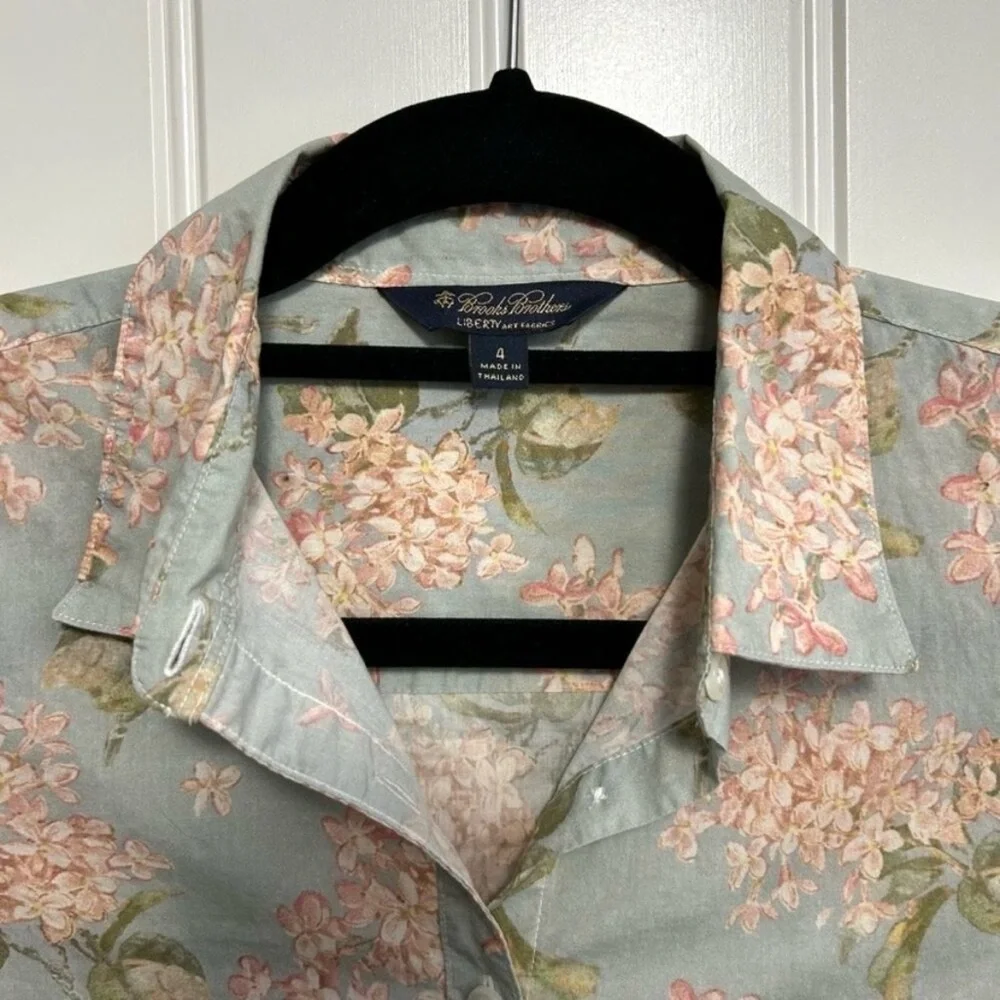 Liberty Art Fabric + Brooks Brother’s Floral Button-Front Long-Sleeve Shirt - Picture 5 of 11